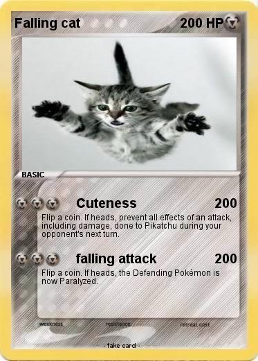 Pokemon Falling cat