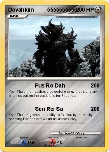 Pokemon Dovahkiin         5555555555