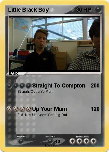 Pokemon Little Black Boy