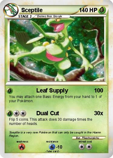 Pokemon Sceptile Pokemon Sceptile