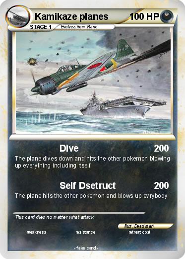 Pokemon Kamikaze planes