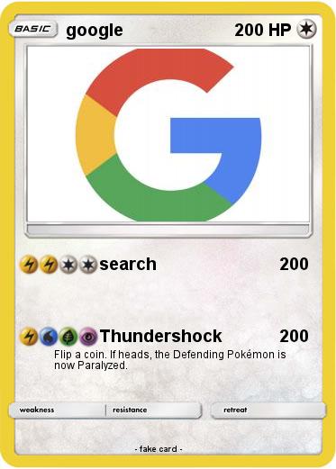 Pokemon google