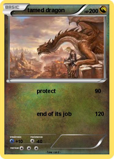 Pokemon tamed dragon