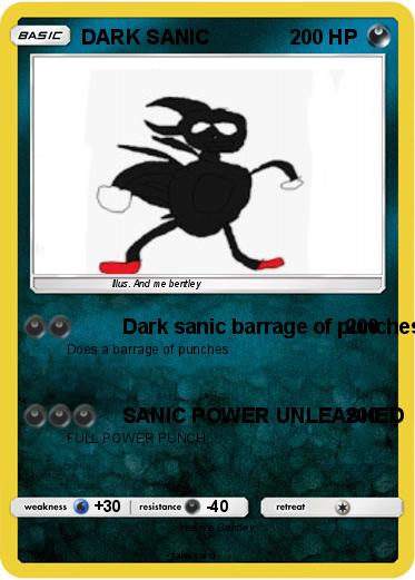 Pokemon DARK SANIC