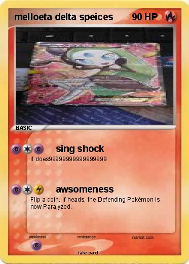 Pokemon melloeta delta speices