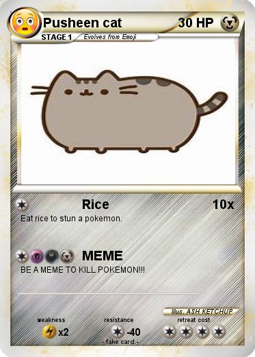 Pokemon Pusheen cat