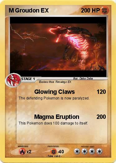 Pokemon M Groudon EX