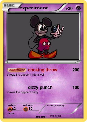 Pokemon experiment
