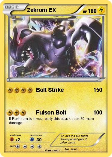 Pokemon Zekrom EX