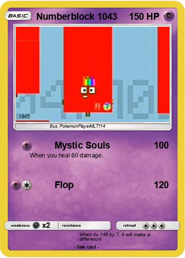 Pokemon Numberblock 1043