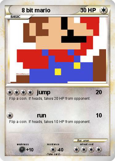 Pokemon 8 bit mario