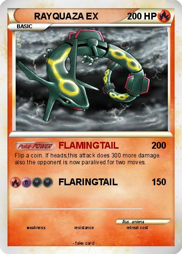Pokemon RAYQUAZA EX