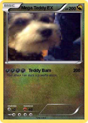 Pokemon Mega Teddy EX