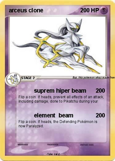 Pokemon arceus clone