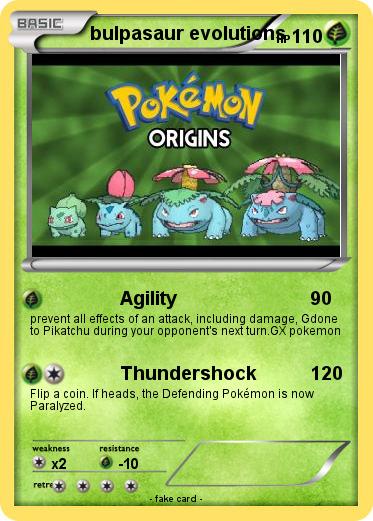 Pokemon bulpasaur evolutions