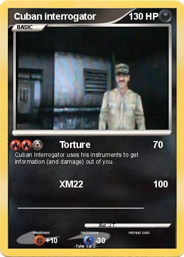Pokemon Cuban interrogator