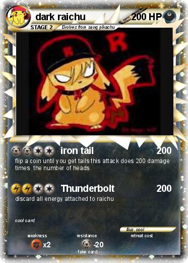 Pokemon dark raichu