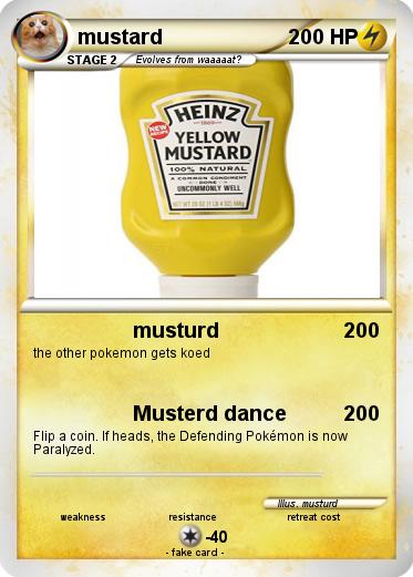 Pokemon mustard