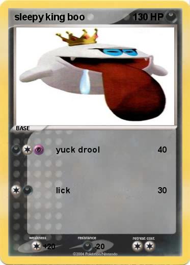 Pokemon sleepy king boo