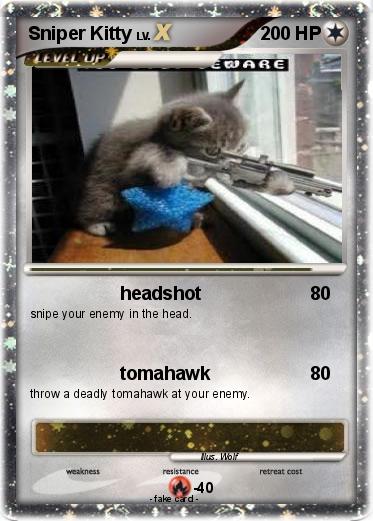 Pokemon Sniper Kitty