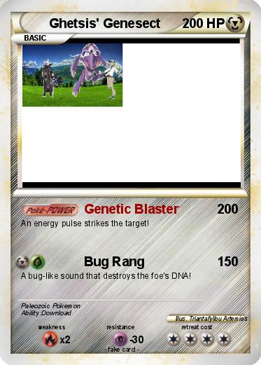 Pokemon Ghetsis' Genesect