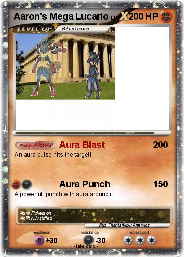 Pokemon Aaron's Mega Lucario