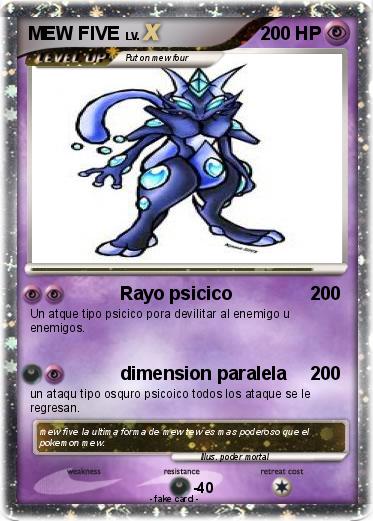 Pokemon MEW FIVE