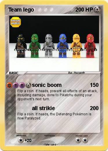 Pokemon Team lego