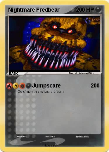 Pokemon Nightmare Fredbear