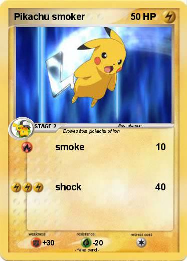 Pokemon Pikachu smoker