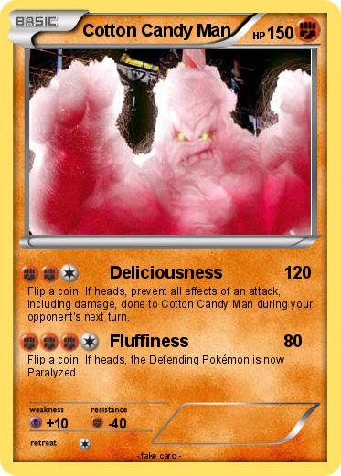 Pokemon Cotton Candy Man