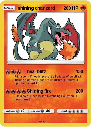 Pokemon shining charizard