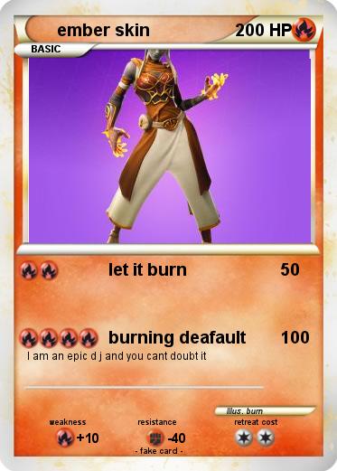 Pokemon ember skin