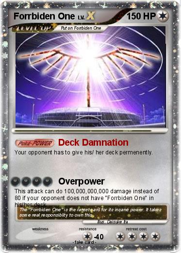 Pokemon Forrbiden One