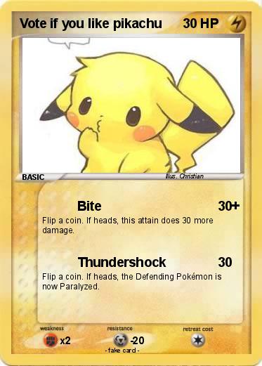 Pokemon Vote if you like pikachu