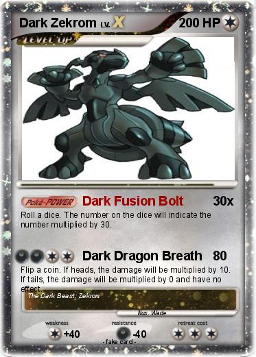 Pokemon Dark Zekrom