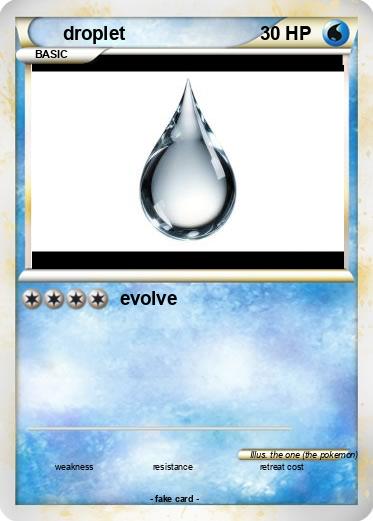 Pokemon droplet