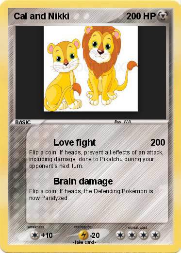 Pokemon Cal and Nikki