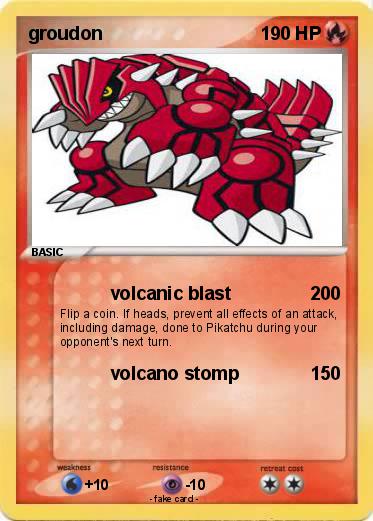 Pokemon groudon