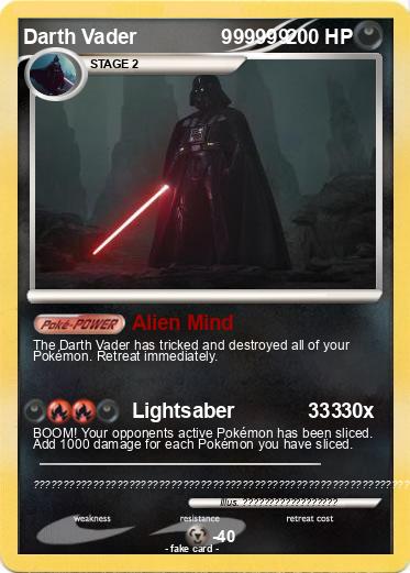 Pokemon Darth Vader               999999