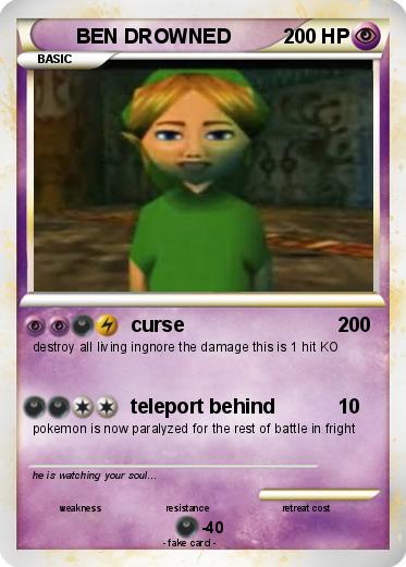 Pokemon BEN DROWNED
