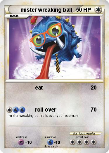 Pokemon mister wreaking ball