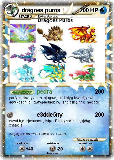 Pokemon dragoes puros
