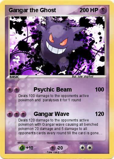 Pokemon Gangar the Ghost