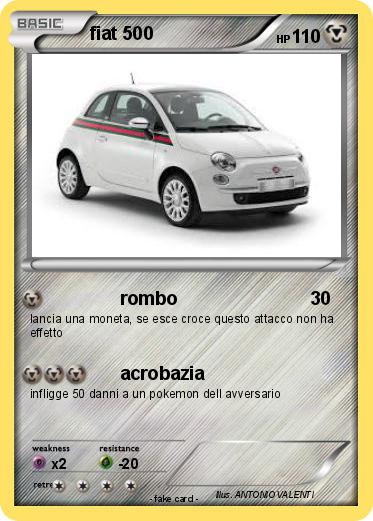 Pokemon fiat 500