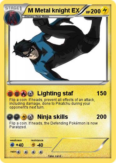 Pokemon M Metal knight EX