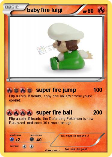 Pokemon baby fire luigi