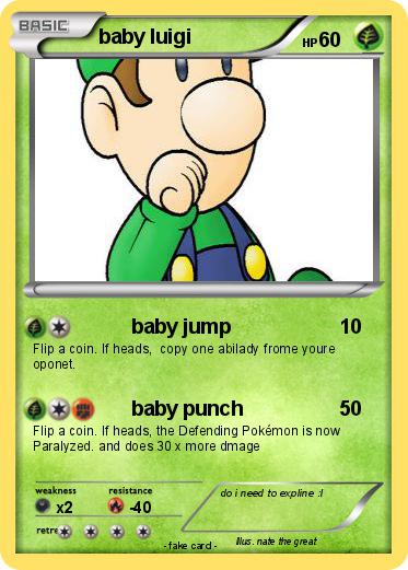 Pokemon baby luigi