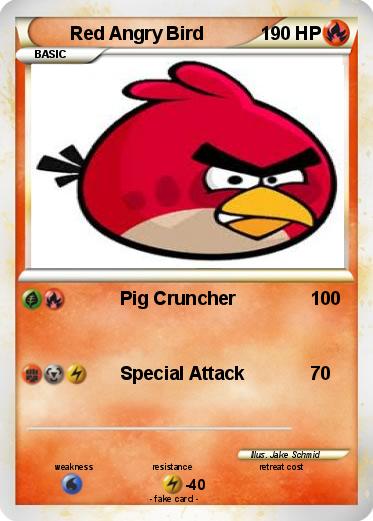 Pokemon Red Angry Bird