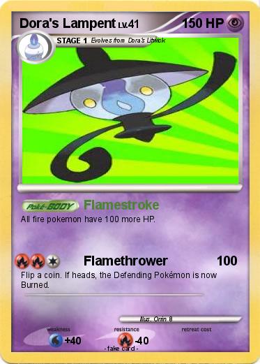 Pokemon Dora's Lampent